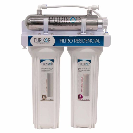PKF-3UV Sistema de Filtración Básica (POU) para uso domestico